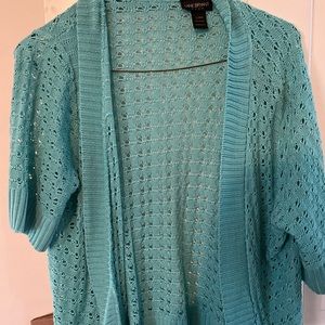 Lane Bryant sweater blue/teal 14-16 plus size